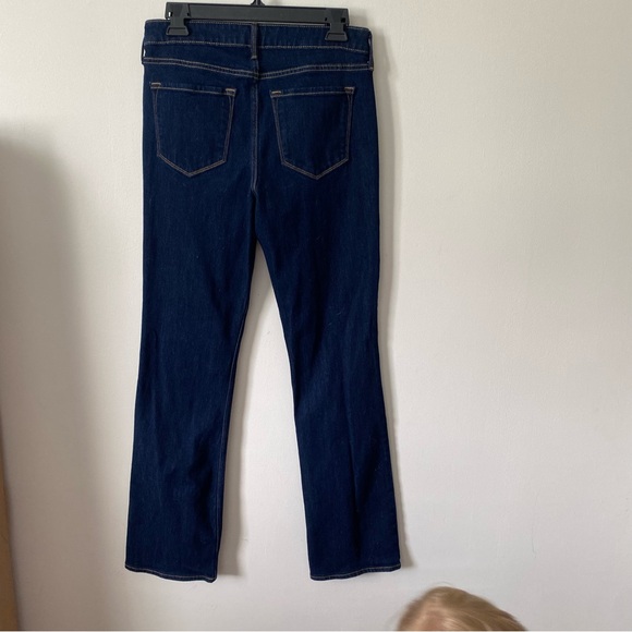 💥4/$20 Old Navy Mid Rise Dark Wash Wow Boot Cut Jeans size 10 Regular - Picture 5 of 7